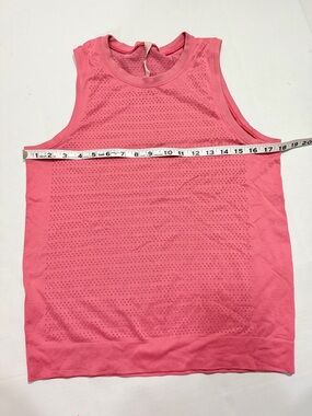 lululemon athletica Pink Perforated Athletic Tank
